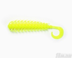 Твистер Yaman Ruff, 5", цвет 02 - Chartreuse, 5 шт Y-R5-02