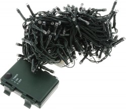 Светодиодная гирлянда на батарейках с таймером (мультиколор) Luca lights 83089 1440 см