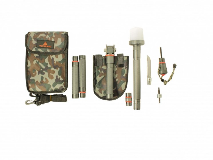 Лопата многофункциональная Woodland Survival Kit 24 в 1