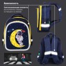 Ранец Brauberg Kids Standard, 2 отделения, Spaceman, светящийся, 36х28х14 см, 271384