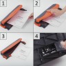 Переплетная машина для пласт. пруж. Brauberg BM-4, + дырокол на 4 отв., сшив. до 50 л., 531585