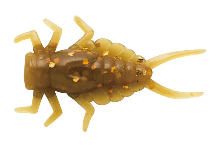 Приманка нимфа Nikko Mayfly Nymphs Pinchoro 18мм цвет Brown Glitter, 7 шт