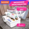 Аптечка домашняя органайзер для хранения лекарств и витаминов размер L 28*16*16см DA 608476