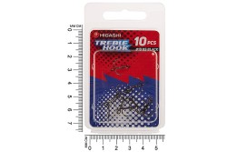 Крючок тройник Higashi TH-1 №10 NS Black (10 шт)