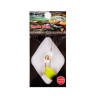 Мини блесна вертушка Premier Fishing Micro-spini 2г, цвет ЖЧ желтый-черный