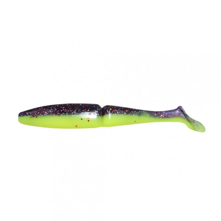Виброхвост Yaman PRO Mamura, р.5 inch, цвет #26 - Violet Chartreuse (уп. 4 шт.) YP-M5-26