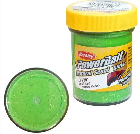 Паста форелевая Berkley 50 г Liver - Spring Green (весенне-зеленый)