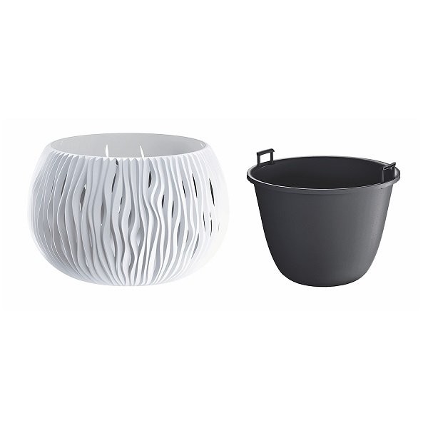 Кашпо для цветов Sandy Bowl DSK370-S449 (9 л) 2 предмета