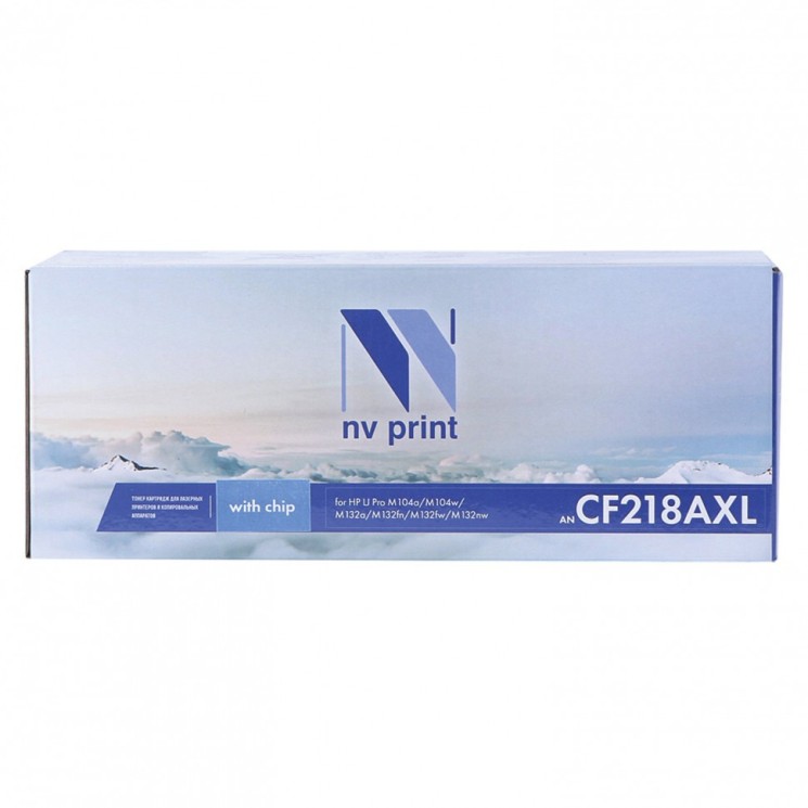 Картридж лазерный NV PRINT NV-CF218AXL для HP ресурс 3500 стр. 363373