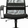 Кресло руководителя Brabix Premium Stalker EX-608 PL сетка/кожзам, черное 532090