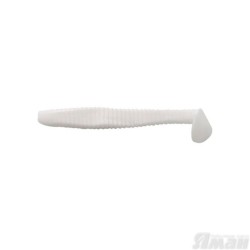 Виброхвост Yaman Flatter Shad, 5", цвет 01 - White, 4 шт Y-FS5-01
