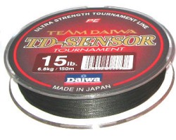 Леска плетеная Daiwa TD SensorTournament-B 10lb 150м 0,14мм черная