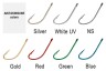 Крючок Higashi Akitakitsune ringed №2 White UV (10 шт)
