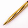 Ручка подарочная шариковая Galant Arrow Gold корпус черный/золотистый синяя 143523