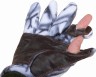 Перчатки охотника PolarFleece+кожа (белый лес) 734-4 ХСН
