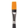 Кисть художественная Brauberg Art Classic синтетика жесткая, плоская, № 16, длинная ручка 200670
