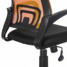 Кресло оператора Brabix Fly MG-396 ткань/сетка, черно-оранжевое 532084