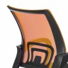 Кресло оператора Brabix Fly MG-396 ткань/сетка, черно-оранжевое 532084
