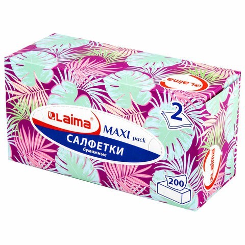 Салфетки косметические Лайма Everyday 200 шт 113589