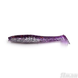 Виброхвост Yaman Flatter Shad, 5", цвет 19 - Silver Violet, 4 шт Y-FS5-19