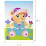 Аппликация из мягкого пластика EVA Юнландия Мишутка 21х29 см 662355