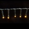 Светодиодная гирлянда на батарейках с таймером (теплый свет) Luca lights 83086 2760 см