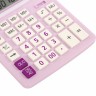 Калькулятор настольный Brauberg Extra PASTEL-12-PR 206x155 мм 12 раз, двойн. пит, сиреневый, 250489