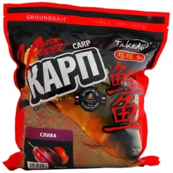 Прикормка Takedo Brick Velvet Карп 800г Слива BV0205