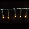 Светодиодная гирлянда на батарейках с таймером (теплый свет) Luca lights 83084 720 см