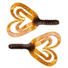 Твистер Helios Credo Four Tail 2,35"/6,0 см, цвет Star Oil 10 шт HS-20-042