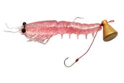 Приманка креветка Nikko Saruebi Shrimp 100мм цвет 8 Pink Glitter