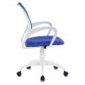 Кресло оператора Brabix Fly MG-396W ткань/сетка, синее 532405