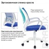 Кресло оператора Brabix Fly MG-396W ткань/сетка, синее 532405