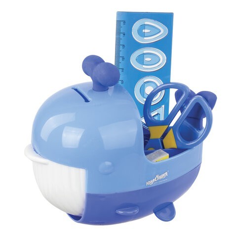 Канцелярский детский набор Юнландия Кит 4 предмета 236955