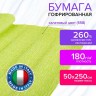 Бумага гофр. Brauberg Fiore 180 г/м2 салатовая (558) 50х250 см 112613 цена за 4 шт