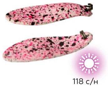 Блесна форелевая Namazu Pro TiA Gocce, вес 2,1 г, цвет 118 светонакопительная NP-TG21-118G