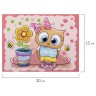 Аппликация из пуговиц Юнландия Забавная Сова 20х15 см 662391