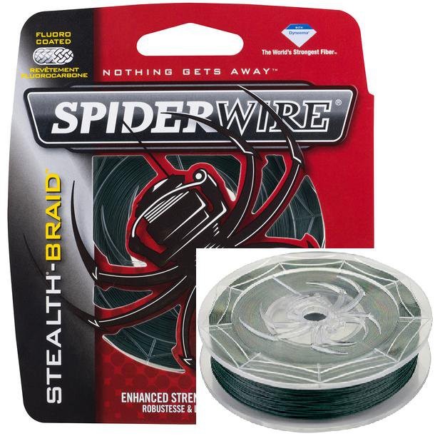 Леска плетеная Spiderwire Stealth 137м 0.38мм (36.33кг) темно-зеленая