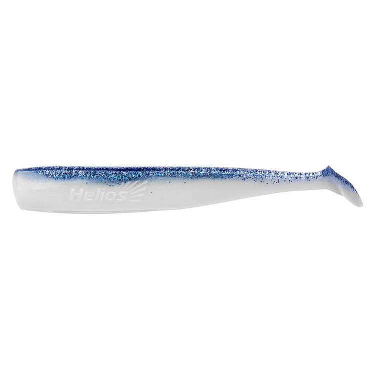 Виброхвост Helios Chebak 3,15"/8 см, цвет Blue Sparkles & White 7 шт HS-3-026