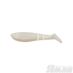 Виброхвост Yaman Light-Flake, 4", цвет 28 - Pearl, 4 шт Y-LF4-28