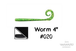 Приманка червь Gary Yamamoto Worm 4" цвет 020, 10 шт