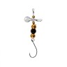 Мини блесна вертушка Premier Fishing Micro-turbo 1,8г, цвет ТЛ латунные шарики