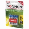 Батарейки алкалиновые Sonnen Super Alkaline LR03 (AAA) 4 шт 451096