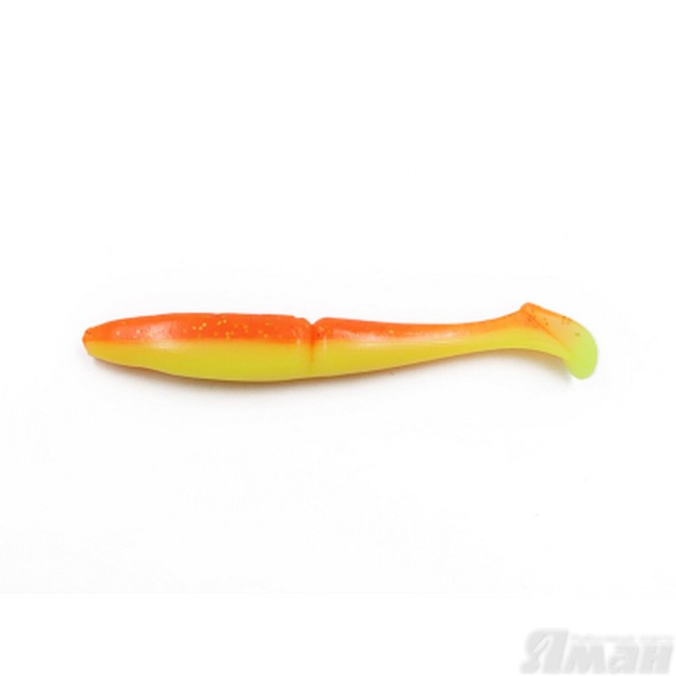 Виброхвост Yaman Mamura, 5", цвет 25 - Sunshine, 4 шт Y-M5-25