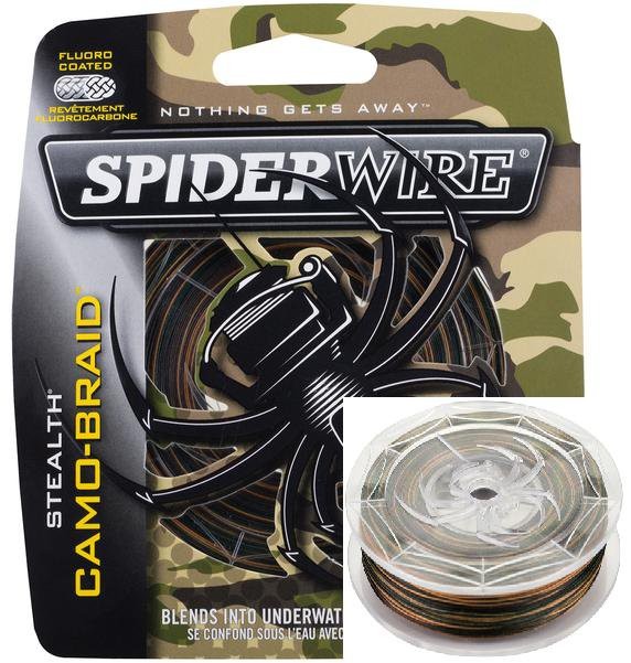 Леска плетеная Spiderwire Stealth 110м 0.40мм (53.6кг) камуфляж