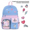 Рюкзак Brauberg Pastel с термо-нашивками, Friendly bunnies, голубой, 40х29х14 см, 271423