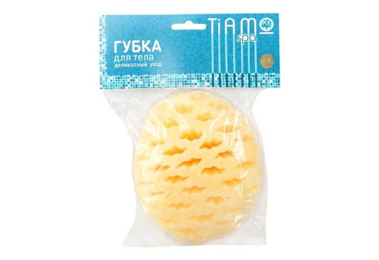 Губка для тела Tiamo Spa Овал Люкс 7753