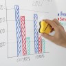 Стиратели магнитные для магнитно маркерной доски Юнландия Звезда 75х75 мм 5 шт 237509