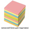 Блок для записей Brauberg куб 9х9х9 см, цветной 122341 цена за 3 шт
