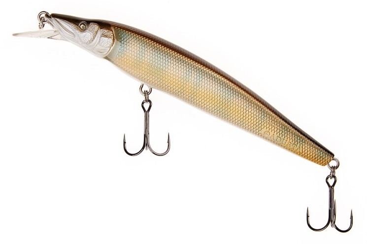 Воблер Adusta Jerk Spiker 130SP 19г цвет 020 Sokkou Oikawa